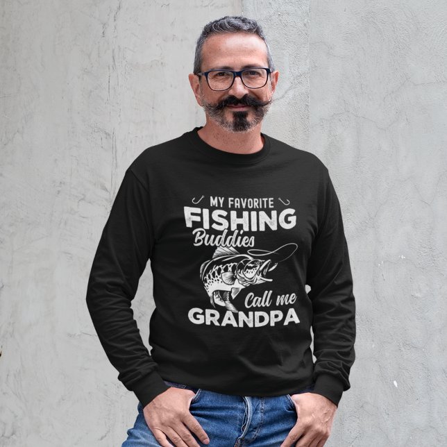 Sudadera My Favorite Fishing Buddies Call me Grandpa  (Subido por el creador)