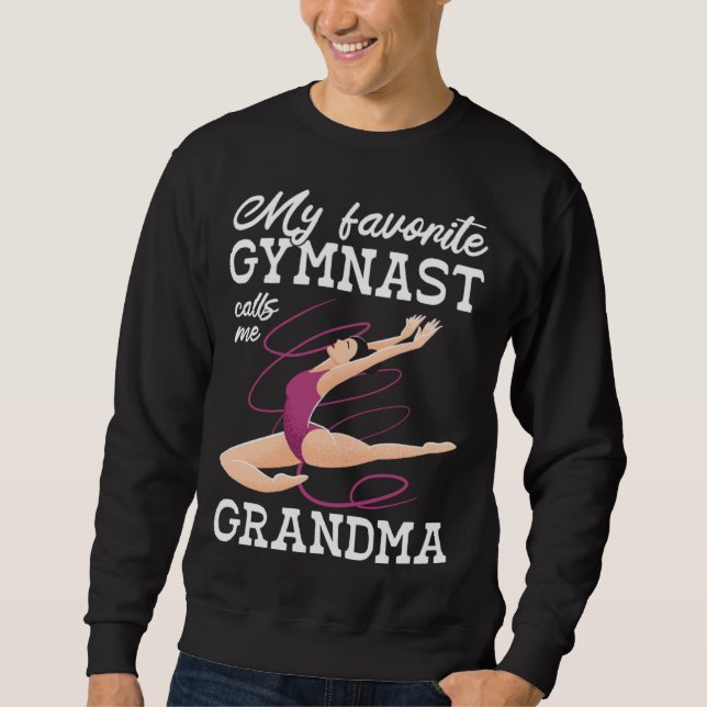 Sudadera My Favorite Gymnast Calls Me Grandma Gymnastic   6 (Anverso)