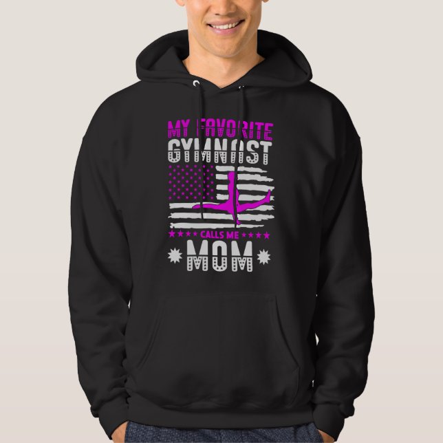 Sudadera My Favorite Gymnast Calls Me Mom Gymnastic 1 (Anverso)