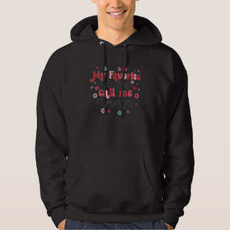 Sudadera My Favorite Valentine Calls Me Mama Retro Leopard