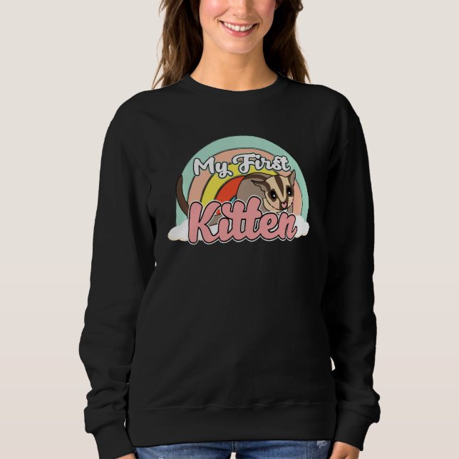 Sudadera My First Kitten Funny Possum Whisperer Opossum Str (Anverso)