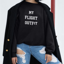 My Flight Outfit Typography Simple, Moderno Viaje