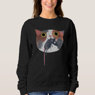 Sudadera My For You Cute Kitten Eyes Happy Mouse Retro