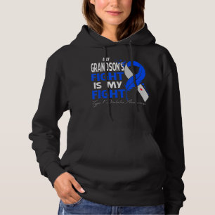 Sudadera My Grandson's Fight Is My Fight Type 1 Diabetes Aw
