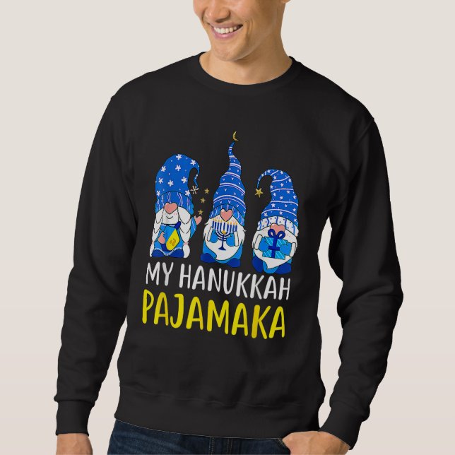 Sudadera My Hanukkah Pajamakah  Chanukah Pajamas PJs (Anverso)