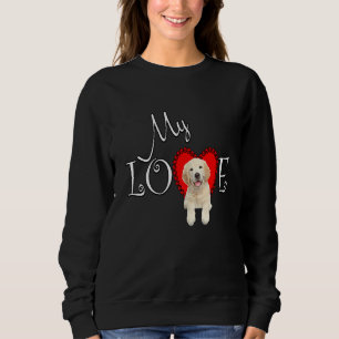Sudadera My Love Golden Retriever Love 2