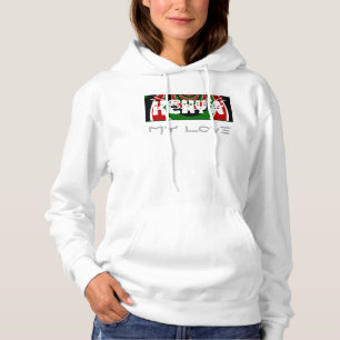 Sudadera My Love Kenya Women's American Apparel Hoodie
