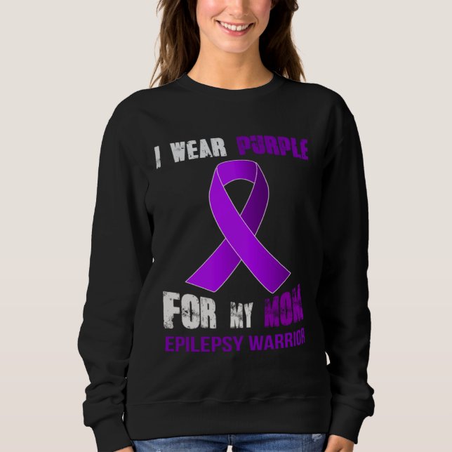SUDADERA MY MOM  MY EPILEPSY WARRIOR (Anverso)