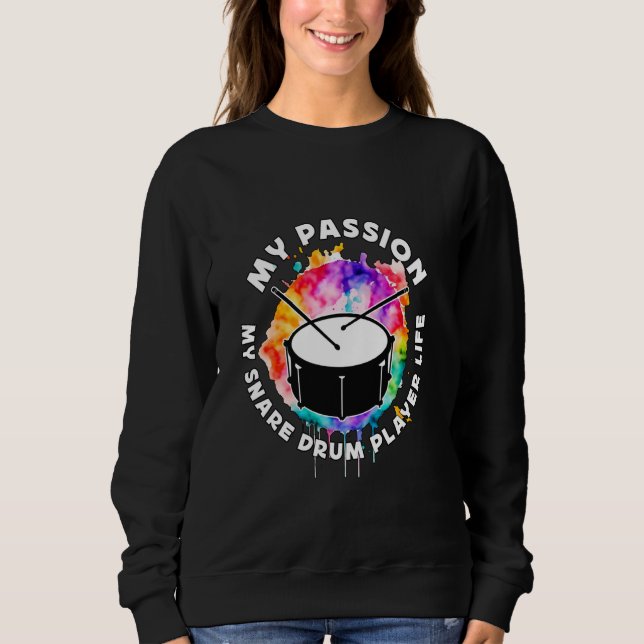 Sudadera My Passion My Snare Drum Player Drumline Snare (Anverso)