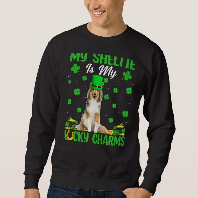 Sudadera My Sheltie Es Mi Afortunado Encanto Sheltie Dog St (Anverso)