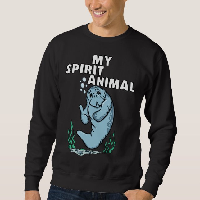 Sudadera MY SPIRIT ANIMAL Manatee (Anverso)