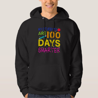 Sudadera My Students are 100 Days Smarter 100 days of schoo