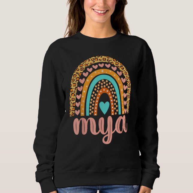 Sudadera Mya Mya Nombre Aniversario Regalo de la camiseta 1 (Anverso)