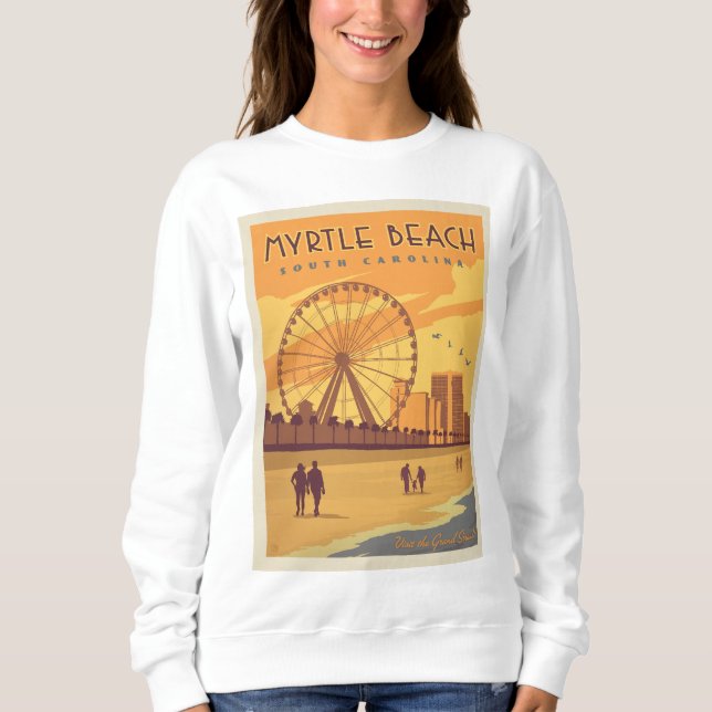 Sudadera Myrtle Beach | Carolina del sur (Anverso)