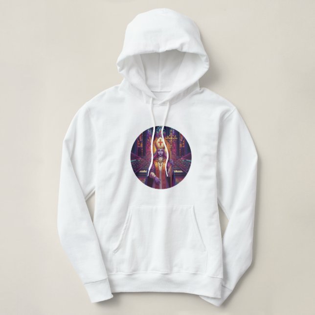 Sudadera Mystic Synth Priestess Hoodie 🔮 🎹 (Diseño del anverso)