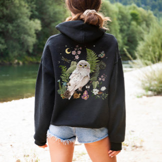 Sudadera Mystical Snowy Owl Hoodie