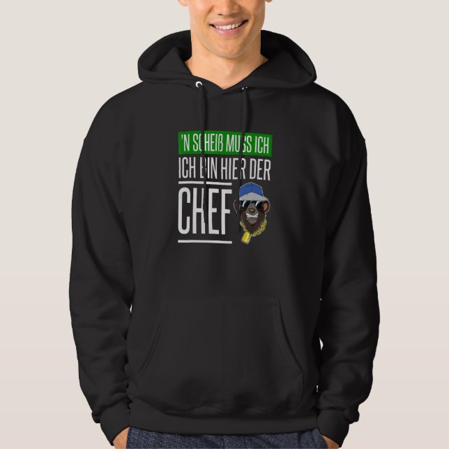 Sudadera N Scheis Muss Ich Chef Vorgesetzter Vorarbeiter (Anverso)