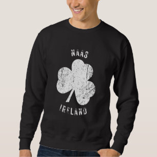 Sudadera Naas Kildare Irlanda Trébol Antiguo Desgastado L