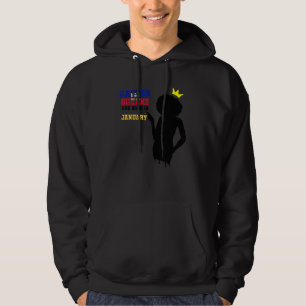 Sudadera Nace la bandera haitiana de la princesa haitiana e