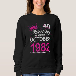 Sudadera Nacen 40 princesas rosadas en O