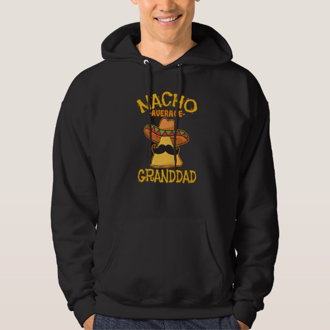 Sudadera Nacho Promedio Abuelo Abuelo Abuelo Cinco D (Anverso)