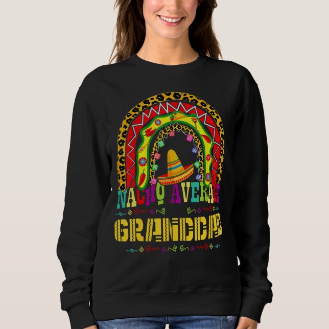 Sudadera Nacho Promedio de Abuelo Cinco De Mayo México (Anverso)