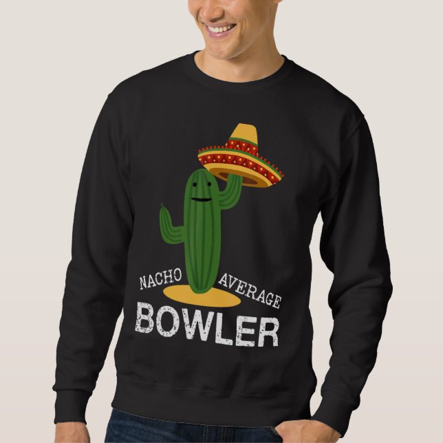 Sudadera Nacho Promedio de Bowler Mexicano Cinco De Mayo (Anverso)
