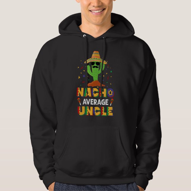 Sudadera Nacho Promedio de Cactus Sombrero Cinco De Mayo (Anverso)
