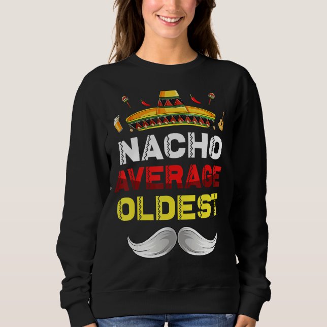 Sudadera Nacho Promedio de Gnome Funny Cinco De Mayo Mex (Anverso)