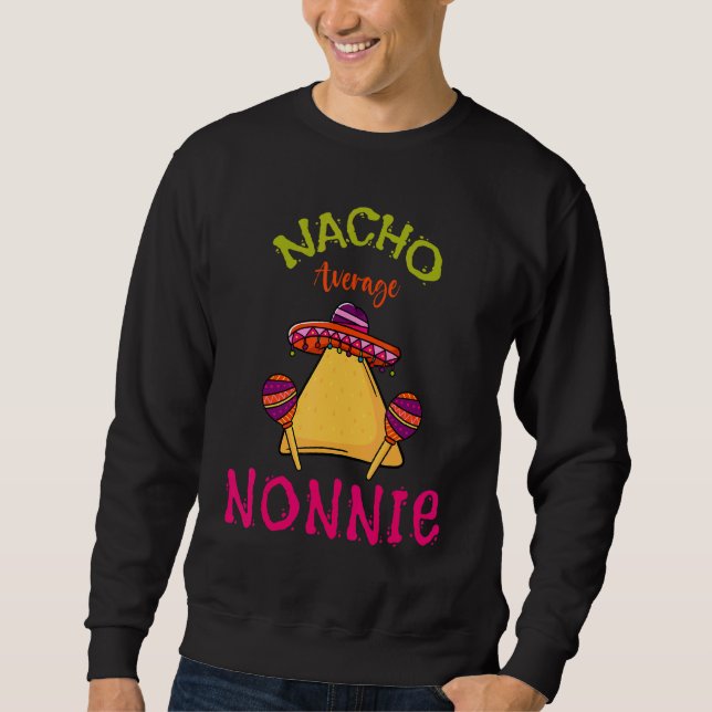 Sudadera Nacho Promedio No Mexicano Cinco De Mayo Abuela (Anverso)