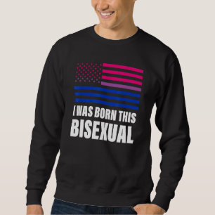 Sudadera Nací Esta Bandera Bisexual Gay Lgbt Pr