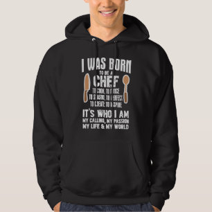 Sudadera Nací Para Ser Chef Mi Vocación Mi Pasión Mi V