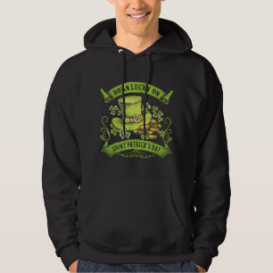 Sudadera Nacido con suerte en el día de San Patricio cumple
