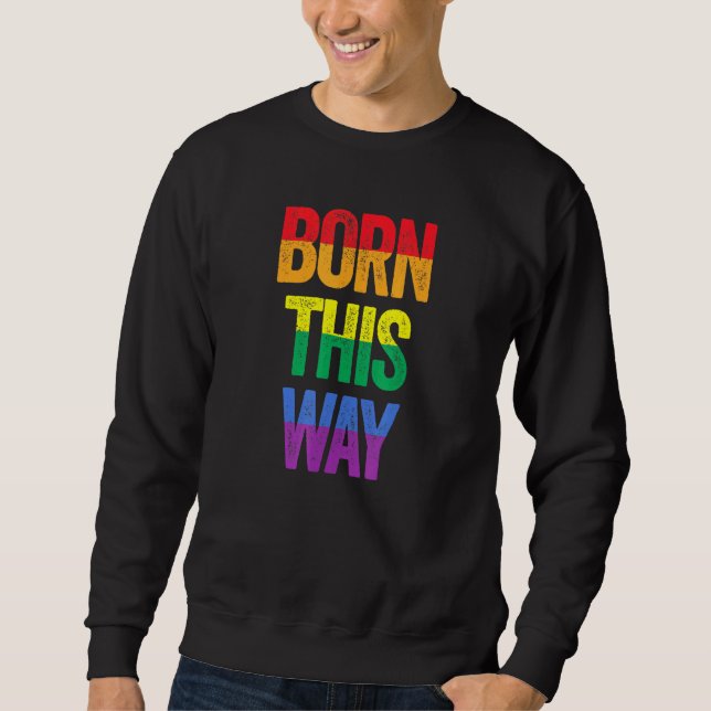 Sudadera Nacido de esta manera (Anverso)