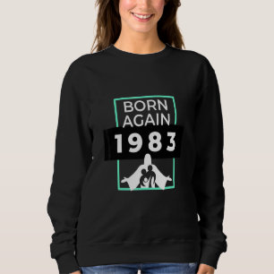 Sudadera Nacido de Nuevo 1983 Cristiano Cristo Amor