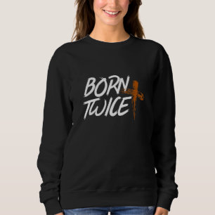 Sudadera Nacido de nuevo usar ropa de iglesia cristiana
