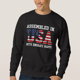 Sudadera Nacido emiratí Emiratos Árabes Unidos estadouniden