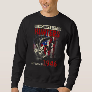 Sudadera Nacido En 1946 En 1946, Nació El Cazador De Venado