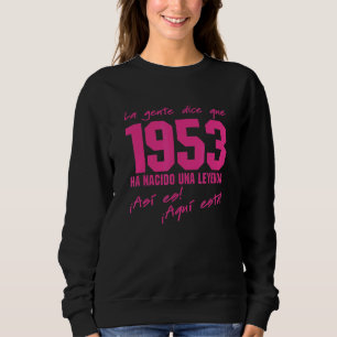 Sudadera Nacido en 1953 Nacimiento traje de cumpleaños Vint