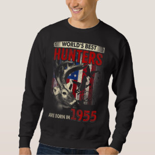 Sudadera Nacido En 1955, 67º Nacimiento De Venado De 67 Año