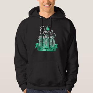 Sudadera Nacido en 1960 I Fiesta Turquesa Negro conjunto y 