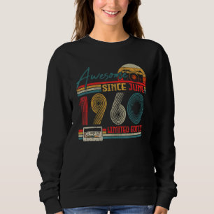 Sudadera Nacido en 1960 Increíble desde junio de 1960 62 añ