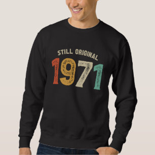 Sudadera Nacido en 1971 Vintage Classic La leyenda original