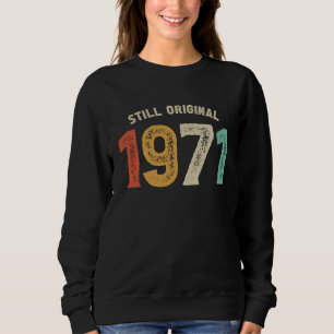 Sudadera Nacido en 1971 Vintage Classic La leyenda original