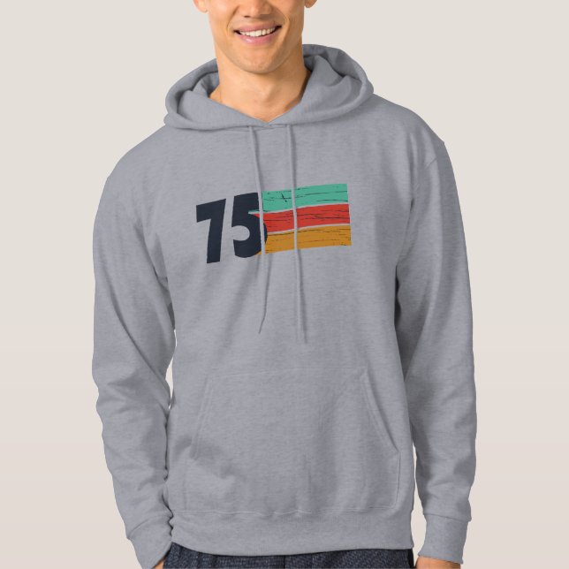 Sudadera Nacido en 1975, regalo de 50 años (Anverso)
