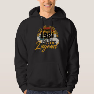 Sudadera Nacido En Agosto De 1981 Cumpleaños De 40 Años