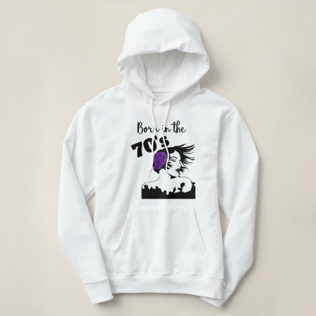 Sudadera Nacido en los años 70 (Diseño del anverso)