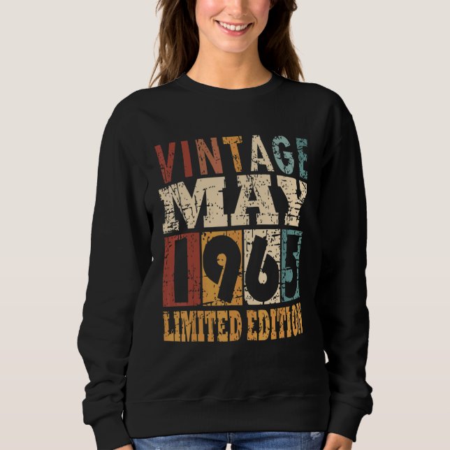 Sudadera Nacido En Mayo De 1965 (Anverso)