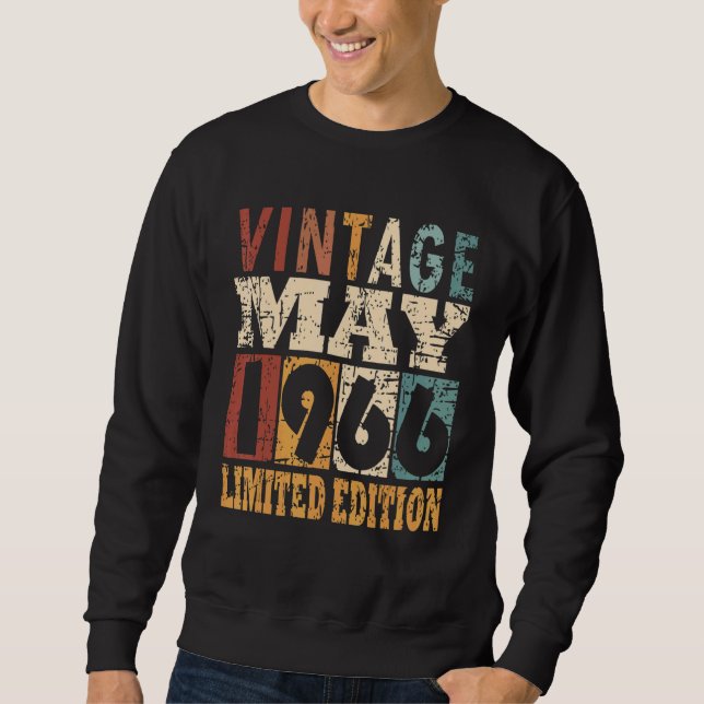 Sudadera Nacido En Mayo De 1966 (Anverso)