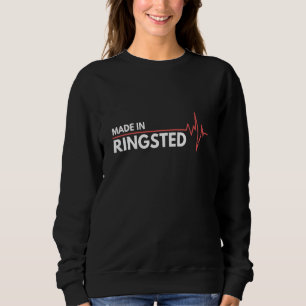 Sudadera Nacido En Ringsted Dinamarca Ciudad De Nacimiento